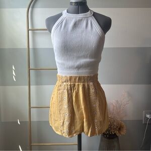 American Eagle Outfitters Yellow Soft Shorts